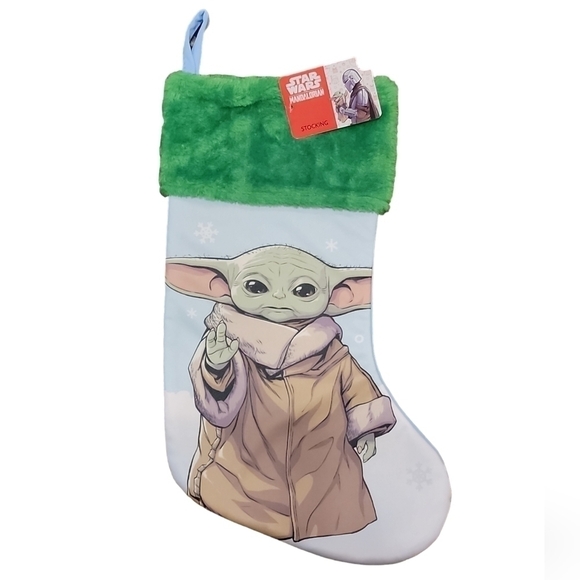 Star Wars Mandalorian Christmas stocking New with tags - Picture 1 of 7